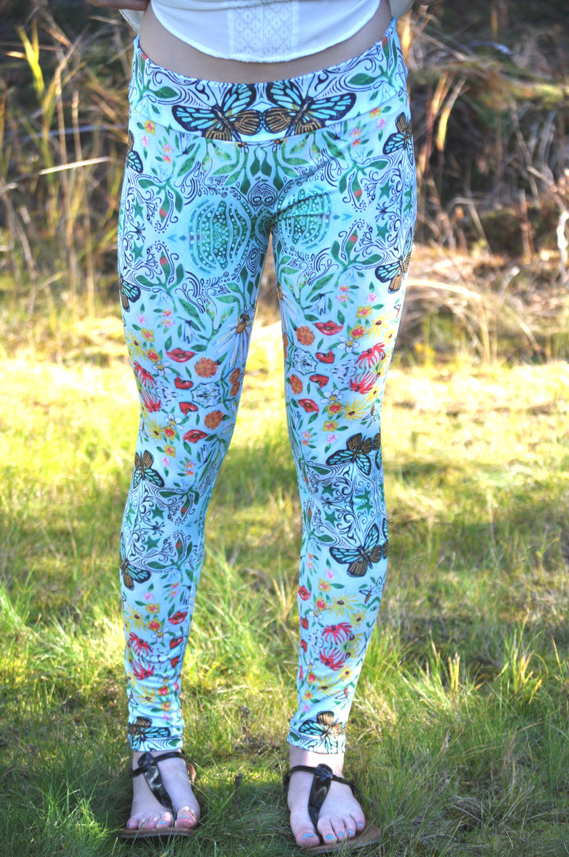 Butterfly Blossom Print – Better Tights