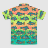 Kelp Greenling Neon Men's Polo Shirt