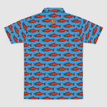 Spawned Sockeye Salmon Men's Polo Shirt