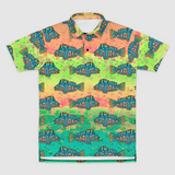 Kelp Greenling Neon Men's Polo Shirt