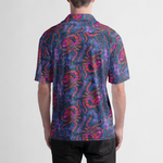 Multicolored Octopus Button Up Collared Shirt