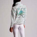 Octopus Dreams Cowl-Neck Sweatshirt- XS In Stock