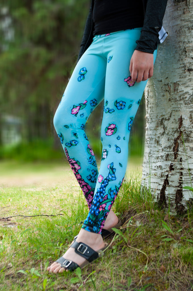 Floral Yoga Leggings - Size XL